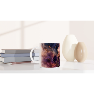 Mug Iris Précieux Violet & Cuivre – Collection Les Floraisons Précieuses