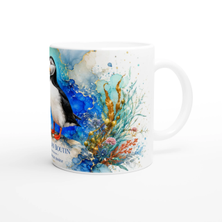 Mug Macareux moine « POC’HAN BOUTIN » – Bretagne – Collection La Faune des Régions