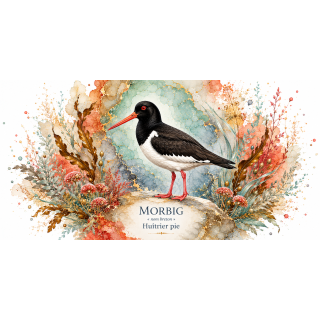 Mug Huîtrier pie « MORBIG » – Bretagne – Collection La Faune des Régions