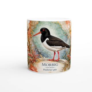 Mug Huîtrier pie « MORBIG » – Bretagne – Collection La Faune des Régions