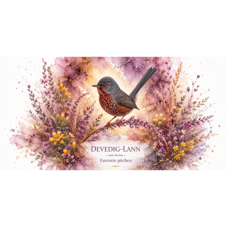 Mug Fauvette pitchou « DEVEDIG-LANN » – Bretagne – Collection La Faune des Régions