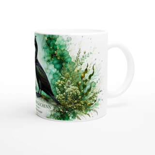 Mug Cormoran huppé « MORVRAN-GUCHENN » – Bretagne – Collection La Faune des Régions
