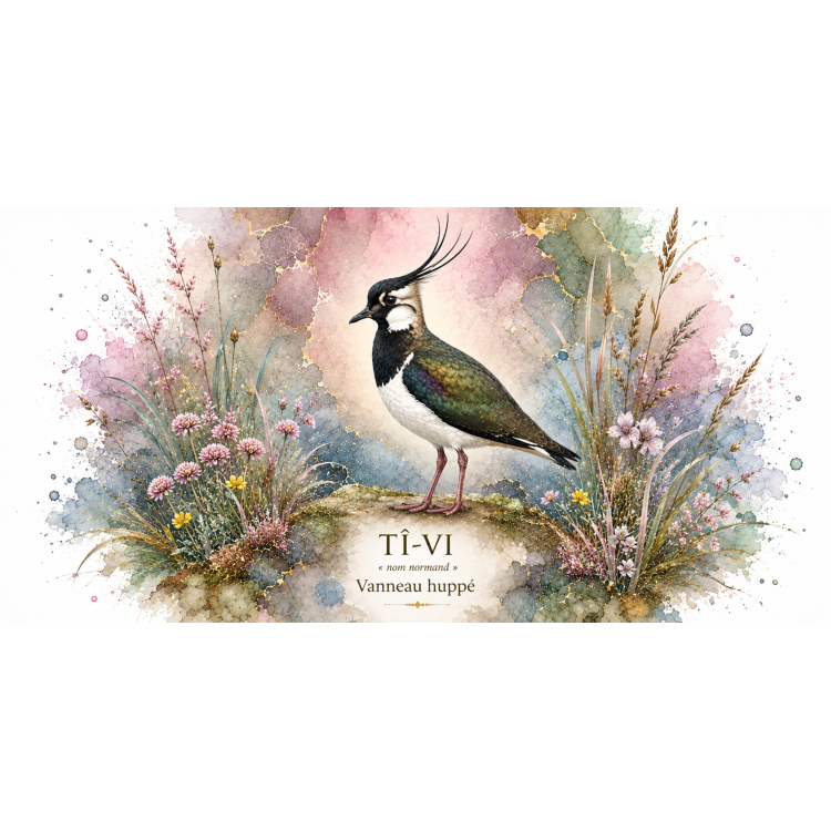 Mug Vanneau huppé « TÎ-VI » – Normandie – Collection La Faune des Régions