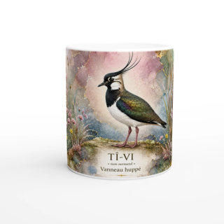 Mug Vanneau huppé « TÎ-VI » – Normandie – Collection La Faune des Régions