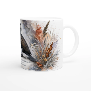 Mug Grand Cormoran « Graund Cormoraun » – Normandie – Collection La Faune des Régions