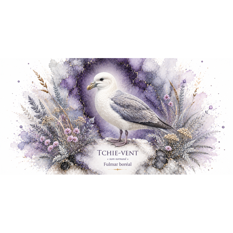 Mug Fulmar boréal « TCHIE-VENT » – Normandie – Collection La Faune des Régions