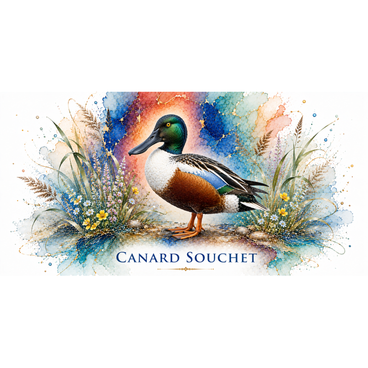 Mug Canard souchet – Pays de la Loire – Collection La Faune des Régions