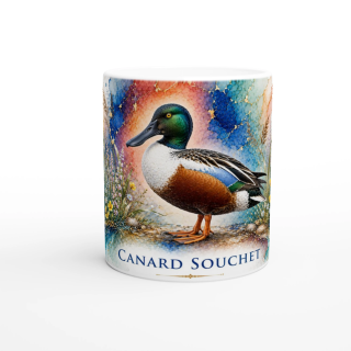 Mug Canard souchet – Pays de la Loire – Collection La Faune des Régions