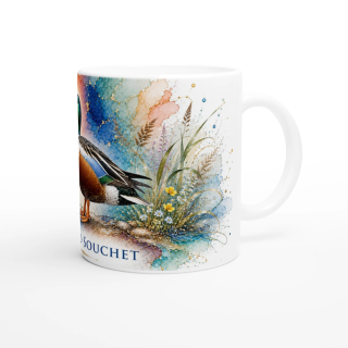 Mug Canard souchet – Pays de la Loire – Collection La Faune des Régions
