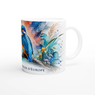 Mug Martin-pêcheur d’Europe – Pays de la Loire – Collection La Faune des Régions