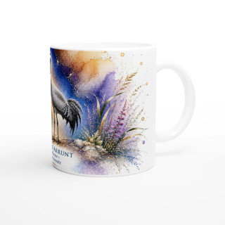 Mug Grue cendrée « KURRILO ARRUNT » – Nouvelle-Aquitaine – Collection La Faune des Régions