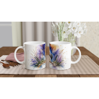 Mug Grue cendrée « KURRILO ARRUNT » – Nouvelle-Aquitaine – Collection La Faune des Régions