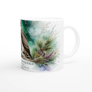 Mug Circaète Jean-le-Blanc « ARRANO SUGEZALE » – Nouvelle-Aquitaine – Collection La Faune des Régions