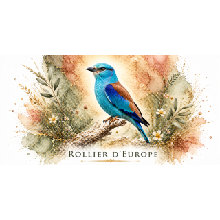 Mug Rollier d’Europe – Provence-Alpes-Côte d’Azur – Collection La Faune des Régions