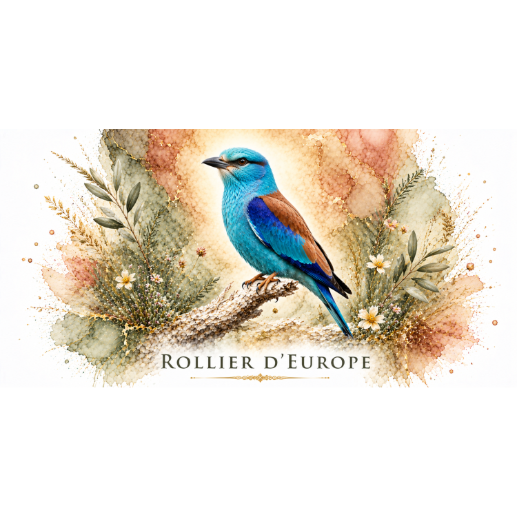 Mug Rollier d’Europe – Provence-Alpes-Côte d’Azur – Collection La Faune des Régions
