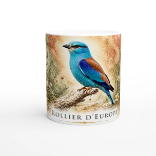 Mug Rollier d’Europe – Provence-Alpes-Côte d’Azur – Collection La Faune des Régions