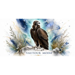 Mug Vautour moine – Occitanie – Collection La Faune des Régions