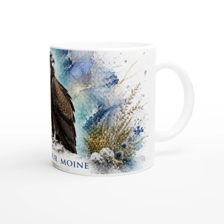 Mug Vautour moine – Occitanie – Collection La Faune des Régions