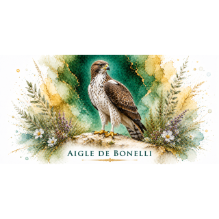 Mug Aigle de Bonelli – Occitanie – Collection La Faune des Régions