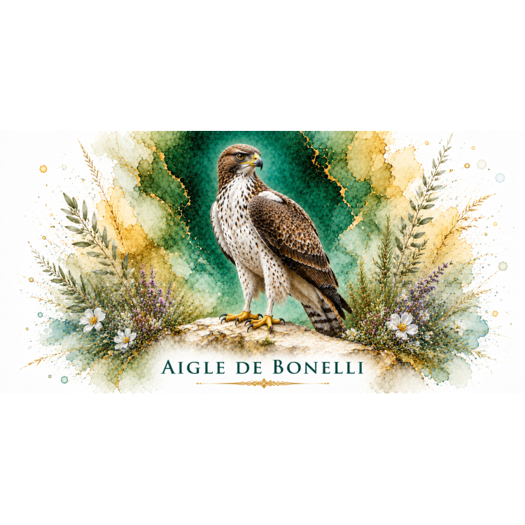Mug Aigle de Bonelli – Occitanie – Collection La Faune des Régions