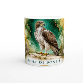 Mug Aigle de Bonelli – Occitanie – Collection La Faune des Régions