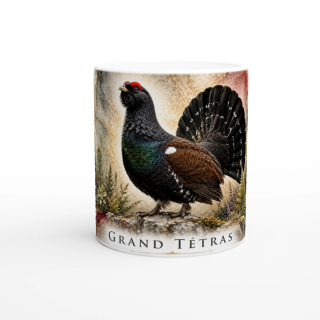 Mug Grand Tétras – Occitanie – Collection La Faune des Régions