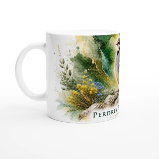 Mug Perdrix bartavelle – Provence-Alpes-Côte d’Azur – Collection La Faune des Régions