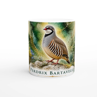 Mug Perdrix bartavelle – Provence-Alpes-Côte d’Azur – Collection La Faune des Régions