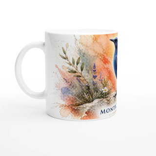 Mug Monticole bleu – Provence-Alpes-Côte d’Azur – Collection La Faune des Régions