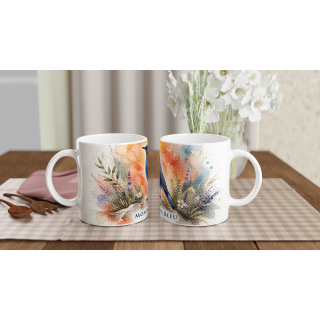 Mug Monticole bleu – Provence-Alpes-Côte d’Azur – Collection La Faune des Régions