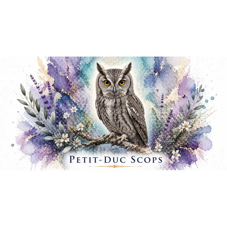 Mug Petit-duc scops – Provence-Alpes-Côte d’Azur – Collection La Faune des Régions