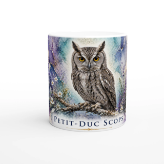 Mug Petit-duc scops – Provence-Alpes-Côte d’Azur – Collection La Faune des Régions