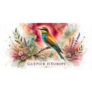 Mug Guêpier d’Europe – Provence-Alpes-Côte d’Azur – Collection La Faune des Régions