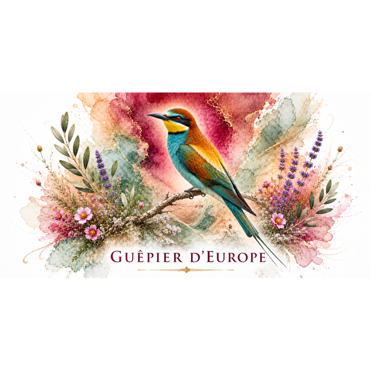 Mug Guêpier d’Europe – Provence-Alpes-Côte d’Azur – Collection La Faune des Régions