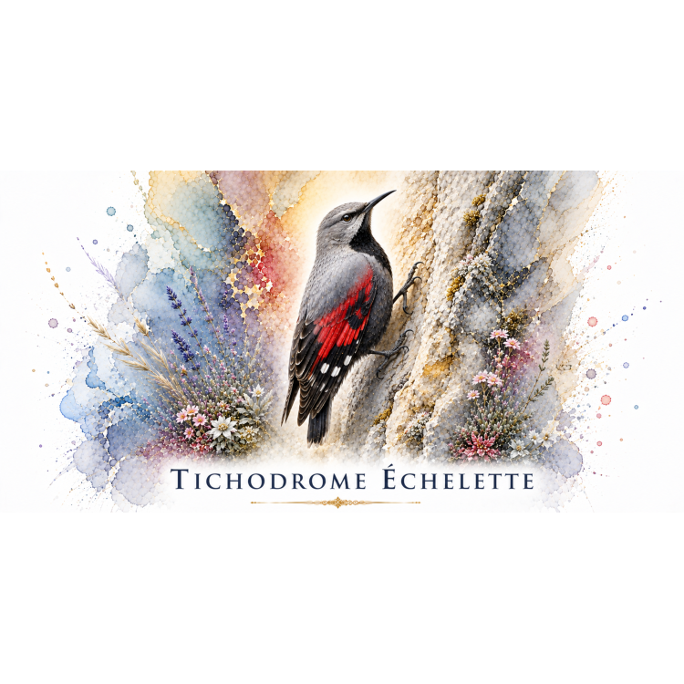 Mug Tichodrome échelette – Provence-Alpes-Côte d’Azur – Collection La Faune des Régions