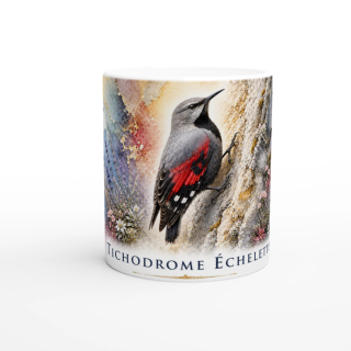 Mug Tichodrome échelette – Provence-Alpes-Côte d’Azur – Collection La Faune des Régions