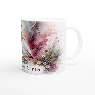 Mug Lagopède alpin – Auvergne-Rhône-Alpes – Collection La Faune des Régions