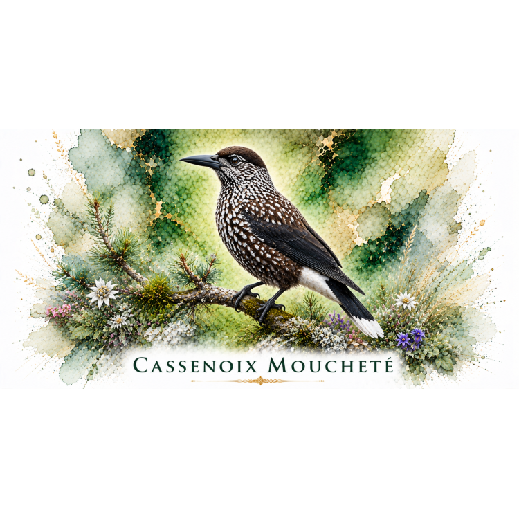 Mug Cassenoix moucheté – Auvergne-Rhône-Alpes – Collection La Faune des Régions