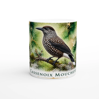 Mug Cassenoix moucheté – Auvergne-Rhône-Alpes – Collection La Faune des Régions