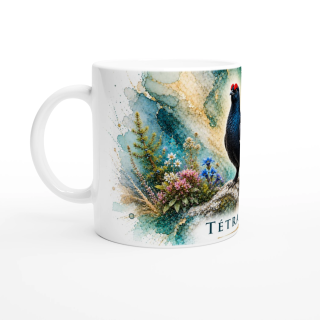 Mug Tétras lyre – Auvergne-Rhône-Alpes – Collection La Faune des Régions
