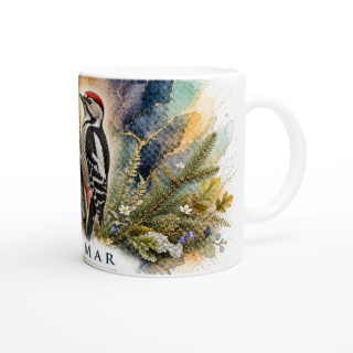 Mug Pic mar – Bourgogne-Franche-Comté – Collection La Faune des Régions