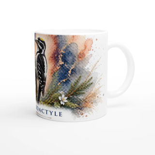 Mug Pic tridactyle – Bourgogne-Franche-Comté – Collection La Faune des Régions