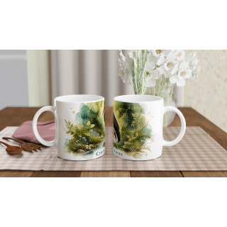 Mug Cigogne noire – Bourgogne-Franche-Comté – Collection La Faune des Régions