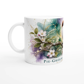 Mug Pie-grièche à tête rousse – Grand Est – Collection La Faune des Régions