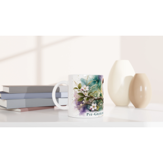 Mug Pie-grièche à tête rousse – Grand Est – Collection La Faune des Régions