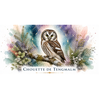 Mug Chouette de Tengmalm – Grand Est – Collection La Faune des Régions