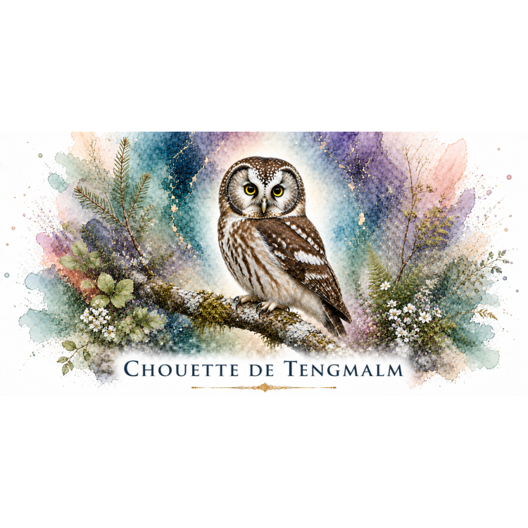Mug Chouette de Tengmalm – Grand Est – Collection La Faune des Régions