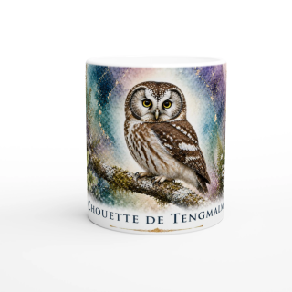 Mug Chouette de Tengmalm – Grand Est – Collection La Faune des Régions