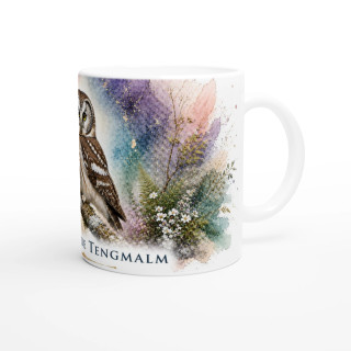 Mug Chouette de Tengmalm – Grand Est – Collection La Faune des Régions