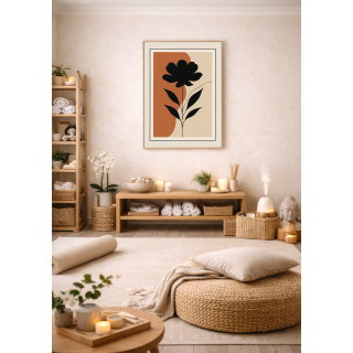 Fleur Noire Contemporaine